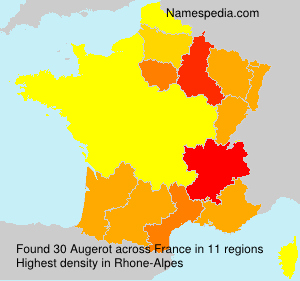Surname Augerot in France Surname Augerot in France