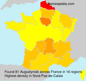 Surname Augustyniak in France Surname Augustyniak in France