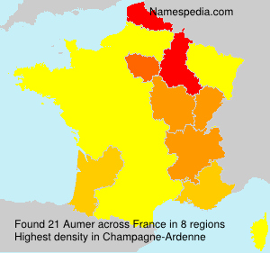 Surname Aumer in France Surname Aumer in France