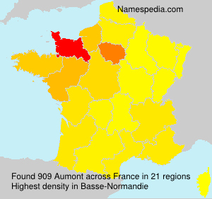 Surname Aumont in France Surname Aumont in France