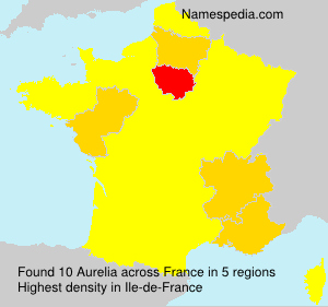 Surname Aurelia in France Surname Aurelia in France