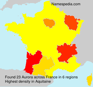 Surname Aurora in France Surname Aurora in France