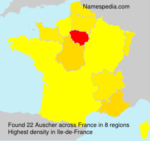 Surname Auscher in France Surname Auscher in France