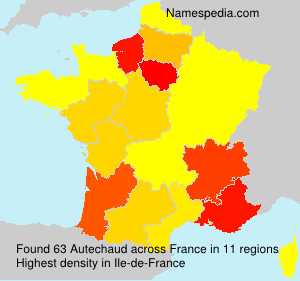 Surname Autechaud in France Surname Autechaud in France
