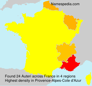 Surname Auteri in France Surname Auteri in France