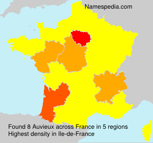 Surname Auvieux in France Surname Auvieux in France