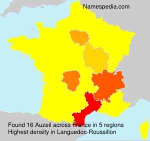 Surname Auzeil in France Surname Auzeil in France