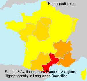 Surname Avallone in France Surname Avallone in France