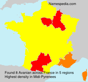 Surname Avanian in France Surname Avanian in France