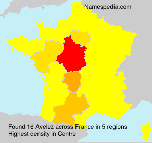 Surname Avelez in France Surname Avelez in France