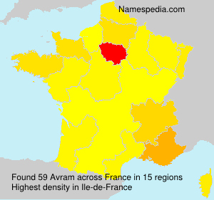 Surname Avram in France Surname Avram in France