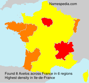 Surname Axelos in France Surname Axelos in France