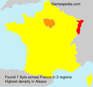 Surname Ayla in France Surname Ayla in France