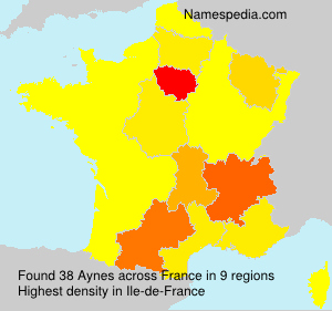 Surname Aynes in France Surname Aynes in France