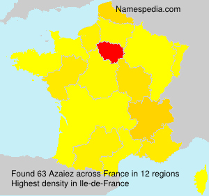 Surname Azaiez in France