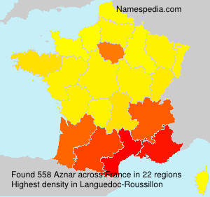 Surname Aznar in France Surname Aznar in France