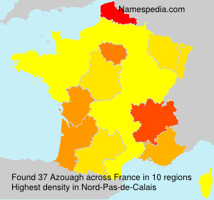 Surname Azouagh in France Surname Azouagh in France