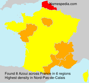 Surname Azoui in France Surname Azoui in France