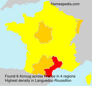 Surname Azroug in France Surname Azroug in France
