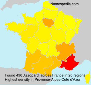 Surname Azzopardi in France Surname Azzopardi in France