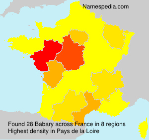 Surname Babary in France Surname Babary in France