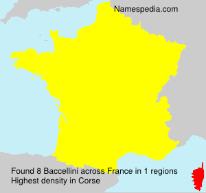 Surname Baccellini in France Surname Baccellini in France