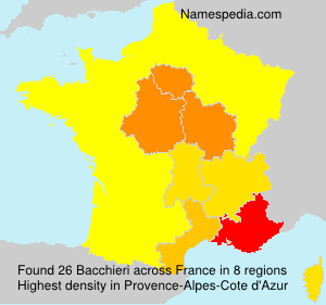 Surname Bacchieri in France Surname Bacchieri in France