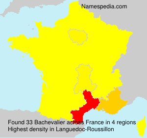 Surname Bachevalier in France Surname Bachevalier in France