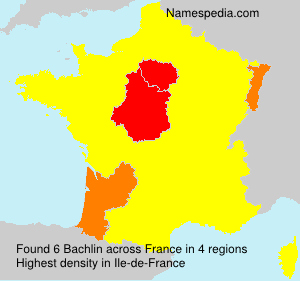 Surname Bachlin in France Surname Bachlin in France