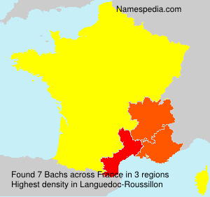 Surname Bachs in France Surname Bachs in France