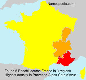 Surname Baechli in France Surname Baechli in France