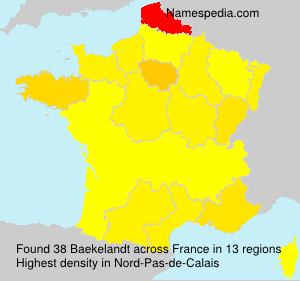 Surname Baekelandt in France Surname Baekelandt in France