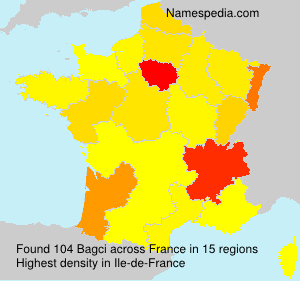 Surname Bagci in France Surname Bagci in France