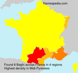 Surname Baghi in France Surname Baghi in France