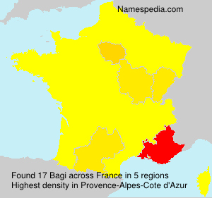 Surname Bagi in France Surname Bagi in France