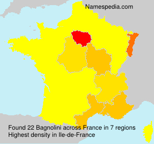 Surname Bagnolini in France Surname Bagnolini in France