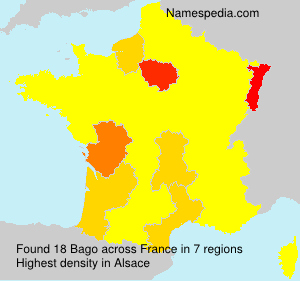 Surname Bago in France Surname Bago in France