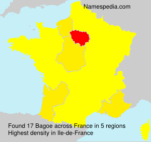Surname Bagoe in France