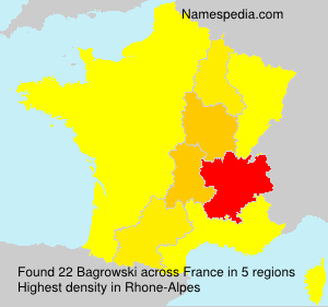 Surname Bagrowski in France Surname Bagrowski in France