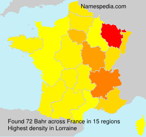 Surname Bahr in France Surname Bahr in France