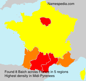 Surname Baich in France