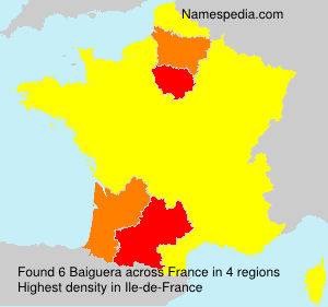 Surname Baiguera in France Surname Baiguera in France