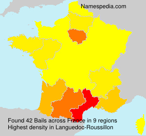 Surname Bails in France Surname Bails in France