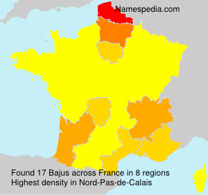 Surname Bajus in France Surname Bajus in France