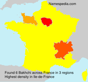 Surname Bakhchi in France