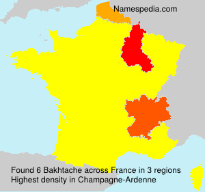 Surname Bakhtache in France Surname Bakhtache in France