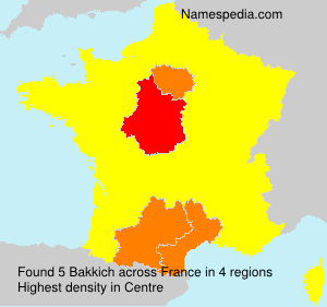 Surname Bakkich in France Surname Bakkich in France