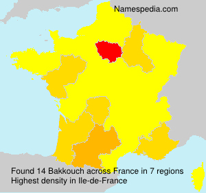 Surname Bakkouch in France Surname Bakkouch in France