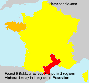 Surname Bakkour in France Surname Bakkour in France