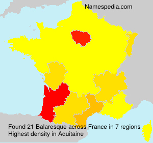 Surname Balaresque in France Surname Balaresque in France